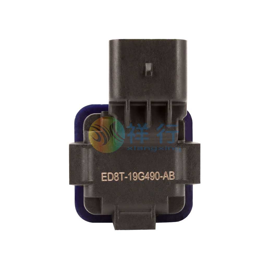 Ed8t-19g490-ab hd waterproof backup camera component, featuring a black connector and blue base, designed for ford focus.
