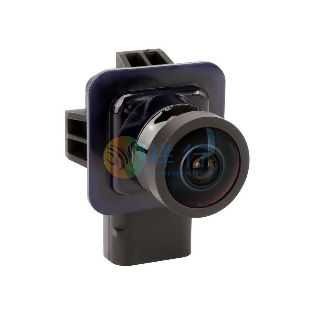 Eb5z19g490a ford explorer reversing camera with a sleek black design and wide-angle lens for enhanced visibility.