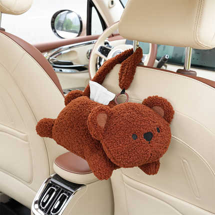 Cute Bear Car Tissue Box - Soft & Adorable | Wholesale & Custom Logo - Image 14