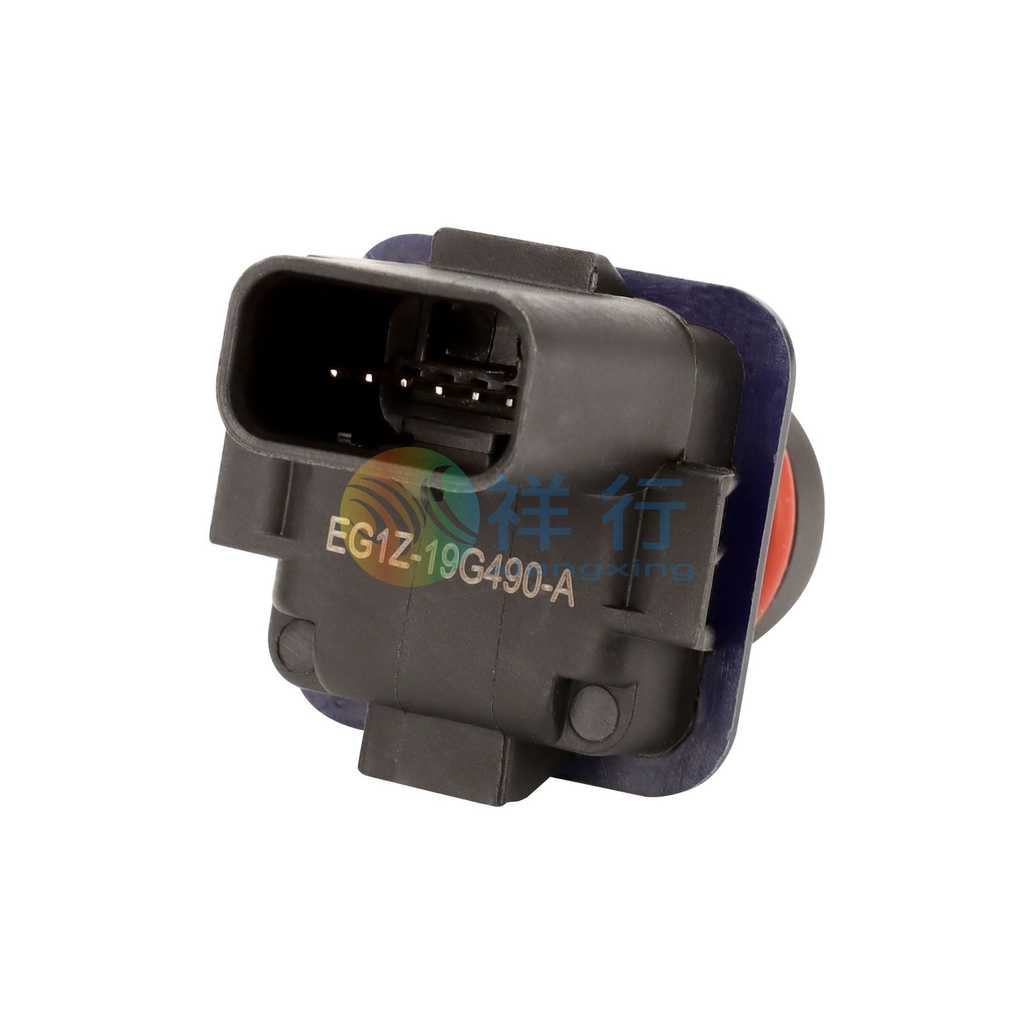 Ford taurus reversing camera (model eg1z-19g490-a) with a black connector and red sensor, designed for high-definition backup...