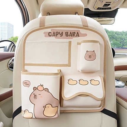Capybara Leather Car Organizer - Soft & Durable | Wholesale & Custom - Image 10