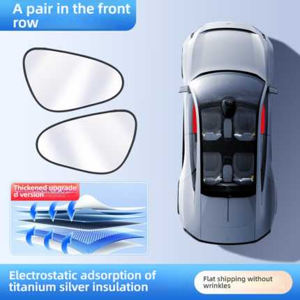 Car Sun Shade - Static Cling & Heat Insulation | Wholesale & Custom - Image 16