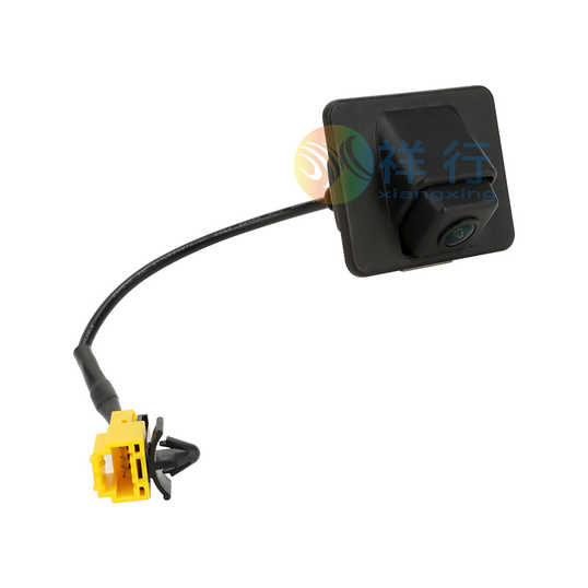 Kia optima reversing camera 957602t301 with hd waterproof lens and yellow connector, designed for reliable backup visibility.
