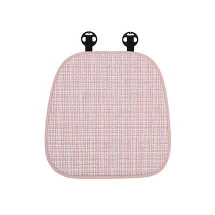 Chic Car Seat Cushion - Summer Comfort & Non-Slip | Wholesale & Custom - Chanel-style pink seat cushions in the front row