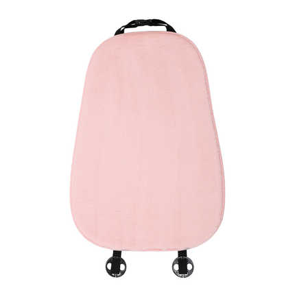 Fluffy Car Seat Cushion - Soft & Warm | Wholesale & Custom Logo - Pink rabbit fur seat cushion and backrest
