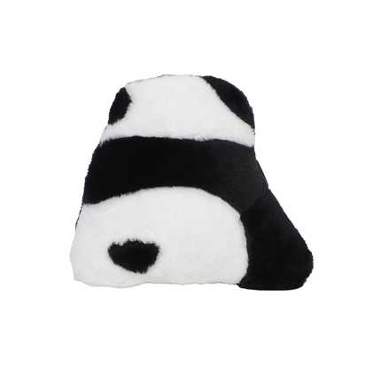 Cute Panda Car Seat Cushion - Soft & Warm | Wholesale & Custom Logo - Rabbit hair panda head pillow