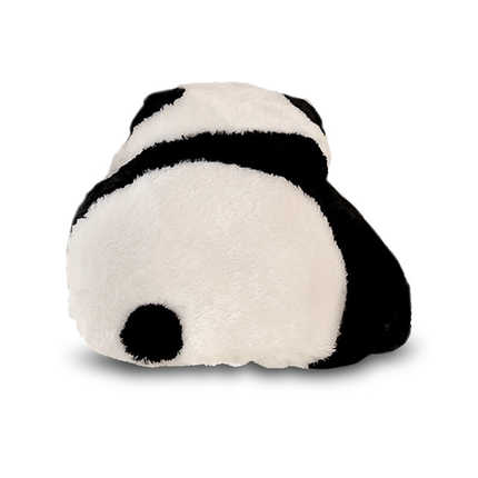 Cute Panda Car Seat Cushion - Soft & Warm | Wholesale & Custom Logo - Rabbit fur panda lumbar support