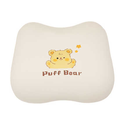 Cute Bear Car Neck Pillow - Soft & Breathable | Wholesale & Custom Logo - Memory Foam Puff Bear Lumbar Support
