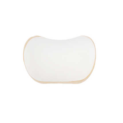 Cartoon Car Neck Pillow - Soft & Comfortable | Wholesale & Custom - Plush memory foam headrest in milk tea white