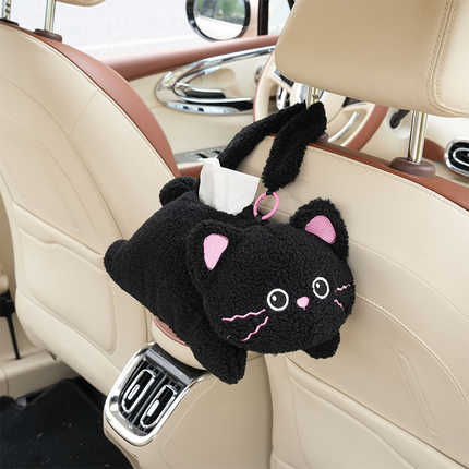 Cute Bear Car Tissue Box - Soft & Adorable | Wholesale & Custom Logo - Teddy Cat Tissue Box