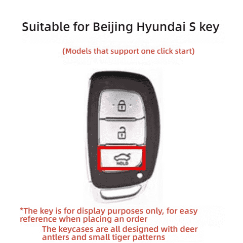 Cartoon Ice Pattern KT Cat Key Cover - Soft & Stylish | Wholesale & Custom - Note the button positions on the Beijing Hyundai S model.