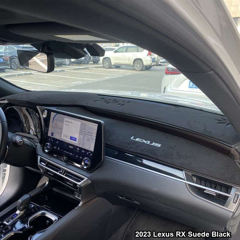Lexus RX350h Dashboard Sunshade - UV Protection | Wholesale & Custom - 2023-2025 Lexus RX, Suede Black
