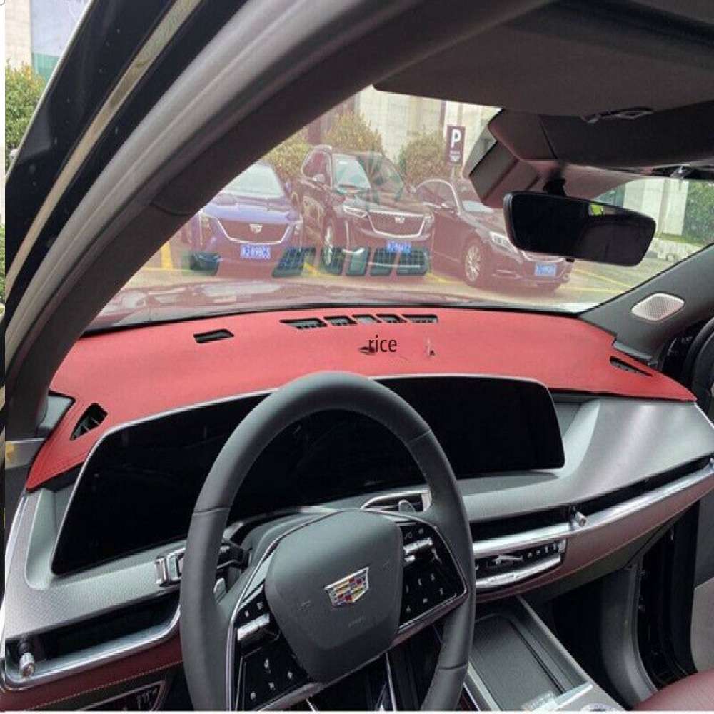 Cadillac XT5 Sunshade - UV Protection & Heat Insulation | Wholesale & Custom - 2025 Cadillac XT5, microfiber leather, burgundy, no embroidered emblem.