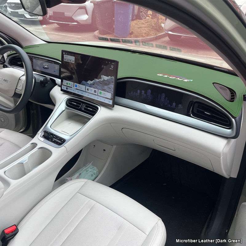Star Wish Dashboard Pad - Sun Protection & Non-Slip | Wholesale & Custom - Star Wish Microfiber Leather Style [Dark Green]