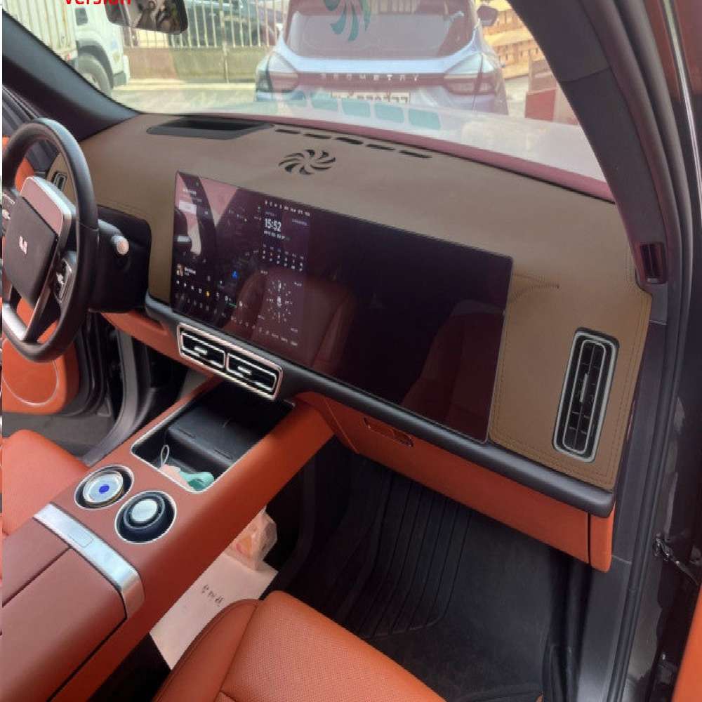 L9/L8/L7/L6 Dashboard Sunshade - UV Protection | Wholesale & Custom - Ideal L9/L8/L7/L6 Microfiber Leather Coffee Color