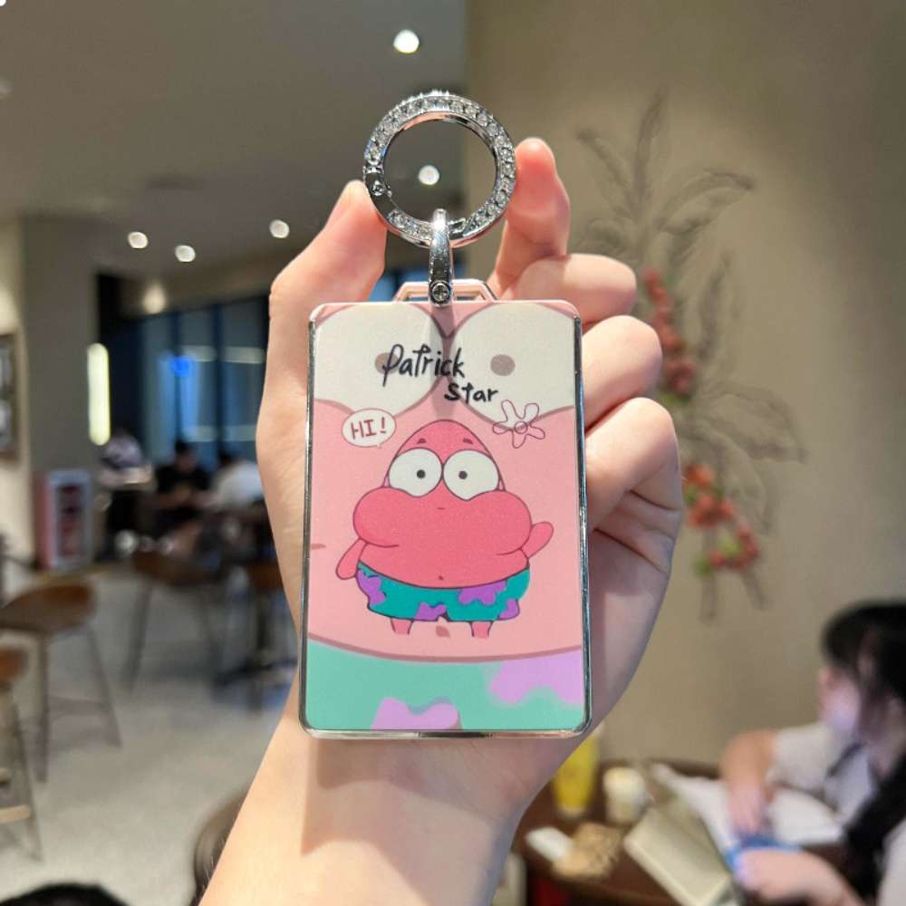 Tesla Model 3 & Y Key Card Holder - Full Protection | Wholesale & Custom - Card B: Patrick Star Sparkling Ring