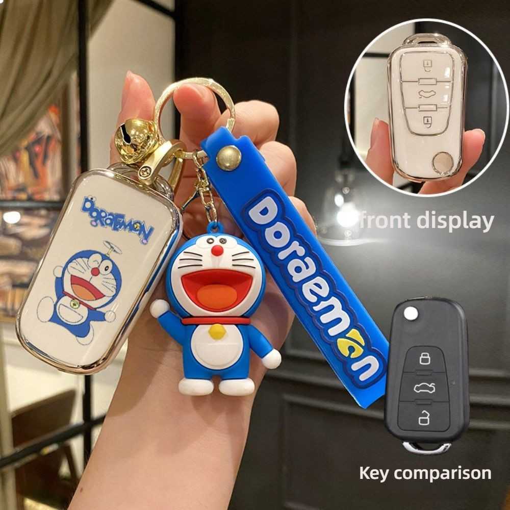 Roewe RX5 Plus Key Cover - Durable & Stylish | Wholesale & Custom - D-type Doraemon matching keychain