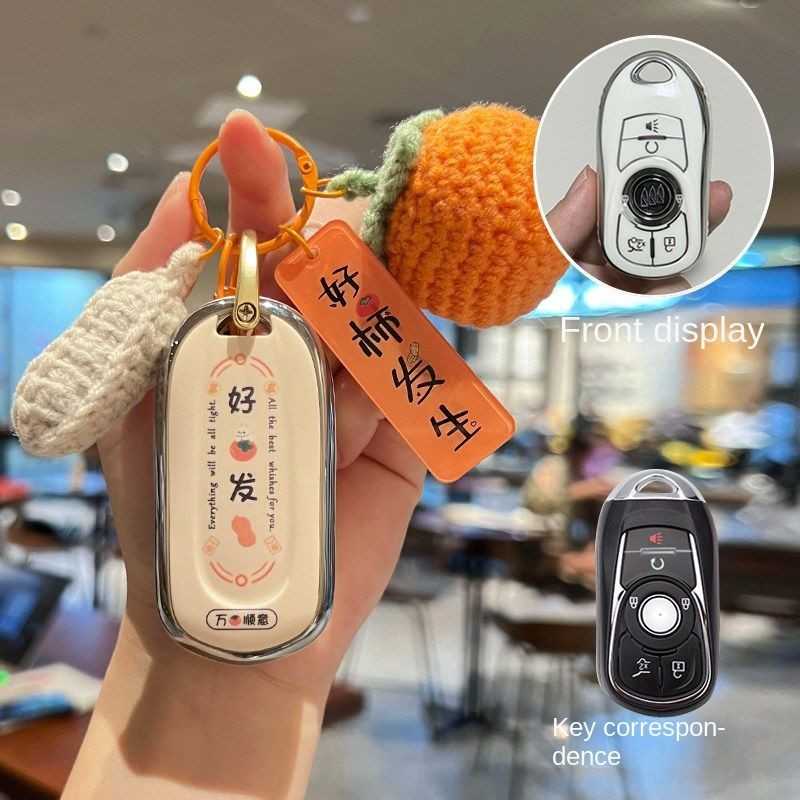 Buick Envision Plus Key Cover - Premium & Stylish | Wholesale & Custom - B9 [Good Things Happen] Matching Pendant for Good Events