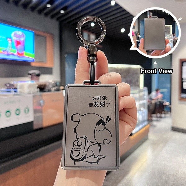 Wuling Binge Key Cover - Stylish & Durable | Wholesale & Custom Logo - Wuling Card Xiaoxin Gunmetal Single Shell + Round Buckle