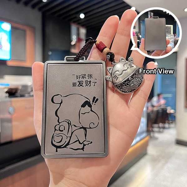 Wuling Binge Key Cover - Stylish & Durable | Wholesale & Custom Logo - Wuling Card Xiaoxin Gunmetal Single Shell + Lucky Cat