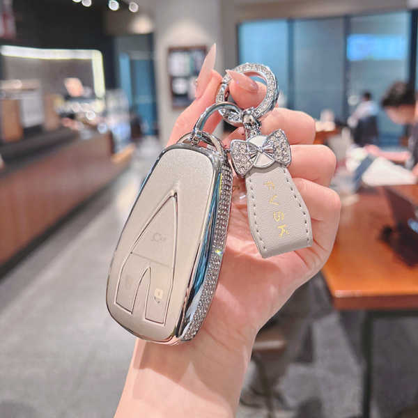 CS75plus Key Cover - Universal Fit & Durable | Wholesale & Custom Logo - 【3-key】Meteorite Gray Butterfly Mini Strap