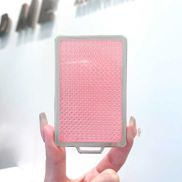 Key Cover for Zeekr - Premium Leather & Durable | Wholesale & Custom - Color: Card-style single-shell cherry blossom pink