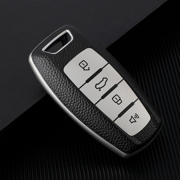 Haval H6 Coupe Key Cover - Durable & Stylish | Wholesale & Custom Logo - Harvard E-Model Smart: Aurora Silver (Single Set)