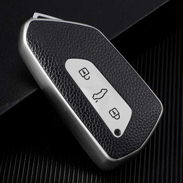 Volkswagen Key Cover - Durable & Stylish | Wholesale & Custom Logo - Volkswagen J Smart: Aurora Silver (Single Set)