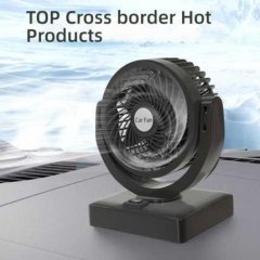 360 degrees rotating car fan - 12v/24v usb blower, compact design for efficient cooling on the go.