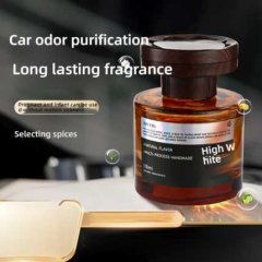2025 woody retro car fragrance with long-lasting scent, natural flavor, and high white label design, perfect for car odor pur...