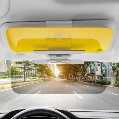 Day & night driving glasses - anti-glare visor: enhance visibility with a yellow-tinted visor, reducing glare for safer drivi...