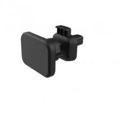 A sleek black strong magnetic square phone holder, designed for secure and stylish phone mounting, showcased against a clean ...