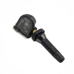 Geely lynk & co tpms sensor 6600145881 - oem, featuring a black design with a qr code and detailed labeling for tire pressure...
