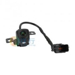 High-definition hyundai santa fe rearview camera (part number 957602w640) with durable black casing and secure wiring for enh...