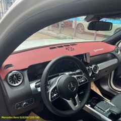 Mercedes-benz glb 2019-2024 dashboard sun shade mat in red, protecting the interior from uv damage while enhancing style.