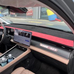 Chery fengyun t9 dashboard sun shade in dual-tone design, featuring red and black colors with a sleek fit for enhanced interi...