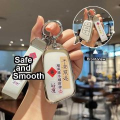 Chery eq1 key cover for qq ice cream & ant cab, featuring a sleek white design with and blessings, ensuring safe and ...