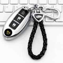 Elegant infiniti q50l qx50 key cover with premium leather strap and sleek design, perfect for protecting your car keys.