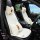 Adorable bear-themed car seat cushion with soft, non-slip design and decorative bow accents for added comfort and style.