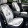 Cute rabbit charm ice silk car cushion for summer, featuring adorable bunny designs and breathable fabric for cool comfort in...