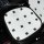 Elevate your car seating with the honeycomb black checkered car seat cushion, featuring a stylish white and black pattern for...