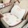 Cute capybara-themed honeycomb car cushion with ice silk fabric and matching neck pillow, perfect for comfort and style in yo...