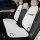 White panda-themed ice silk seat cushion with non-slip design, perfect for all-season comfort in cars.