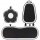 3-piece ice silk seat cushion set featuring a flower-shaped backrest, a rectangular seat cushion, and a curved lumbar support...