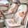 2026 new cartoon ice silk car seat cushion featuring adorable bear designs, perfect for all-season comfort in your vehicle.