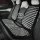 Plush houndstooth winter car seat cushion with my love design, providing warmth and non-slip comfort for your vehicles seats.