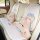 Adorable confession bear seat cushion with plush bear design, perfect for winter warmth and non-slip comfort in your car.