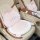 Cute cat-themed winter seat cushion with extra-thick plush, non-slip design, featuring a soft pink and white color scheme for...