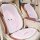 Cute cartoon bunny faux fur winter cushion set for car seats, featuring non-slip design and cozy texture.