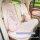 Plush cartoon bunny winter cushion with non-slip backrest and seat cover, soft pink design for cozy car seats in cold weather...